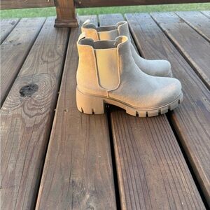 Soda Tan Combat & Moto Boots